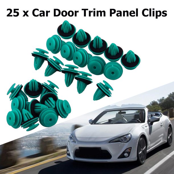 25 uds. Panel embellecedor para puerta de coche, Clips de nailon, remaches de sujeción 90467-10188 Tmvgtek Autopartes