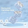thumbnail image 2 of Comvin Compatible with AirPods Pro 3 Case Cover with Cleaner Kit, Cute Flower Engraved Silicone Protective Case for Apple Airpods Pro 3rd Generation (2025), 2 of 9