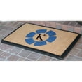 thumbnail image 3 of First Impression Thick Handwoven Floella Monogrammed Large Double Door Entry Doormat (24" x 39"), 3 of 6