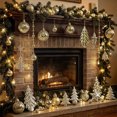 thumbnail image 5 of 40 Pcs Christmas Tree Decorations Electroplated Plastic Hanging Pendant Multiple Styles Of Christmas Ornaments Shatterproof Christmas Decoration Indoor, 5 of 6