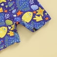 thumbnail image 7 of Bagilaanoe Toddler Baby Boy Girl One-Piece Swimsuit Print Short Sleeve Zipper Rashguard Swimwear 3M 6M 12M 2T 3T Kids Jumpsuit Shorts Bathing Suit, 7 of 7