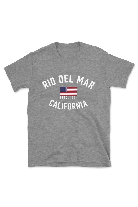 Rio Del Mar California Patriot Men's Cotton T-Shirt