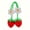 red, variant on Crochet Strawberry and Flower Car Hanging Ornaments, Car Decorations Interior,Plant Strawberry Aesthetic Car Accessories for Women Interior Cute,Car Ornaments Charms for Rear View Mirror