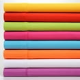 thumbnail image 2 of Premier Colorful Collection Soft Super Bright Microfiber Sheets 4 Piece Set - 8 Hot Colors - King / Bright Orange, 2 of 2