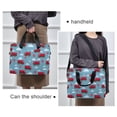 thumbnail image 6 of FORMRS 16" Laptop Bag Carrying Sleeve Case with Handle Travel Shoulder Briefcase, Red Truck Pattern, 6 of 8