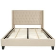 thumbnail image 5 of Flash Furniture Riverdale Queen Size Tufted Upholstered Platform Bed in Beige Fabric, 5 of 5