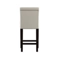 thumbnail image 5 of Weston Home Arica 24" Faux Leather Counter Height Stool, Set of 2, White, 5 of 6