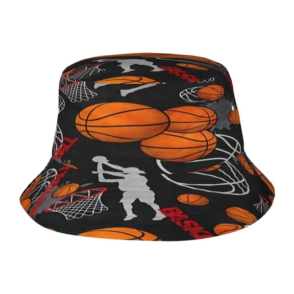 Basketball Fisherman's Hat Lightweight and Breathable Sun Hat Suitable for Both Men and Women