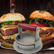 thumbnail image 2 of Máquina para hacer hamburguesas con prensa antiadherente, molde para hamburguesas rellenas, máquina manual para hacer hamburguesas y filetes, 2 of 8