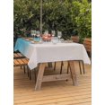 thumbnail image 3 of Outdoor Tablecloth with Umbrella Hole for Patio/Picnic/Party/Camping, Blue Beige Ombre Coastal Waterproof Table Cloth Rectangle Table Cover Washable, Summer Beach Seaside Vacation (60"x 120"), 3 of 8