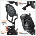 thumbnail image 5 of QEASET Foldable Electric Wheelchair for Seniors, More flexible than Mobility Scooter, Mobile phone charging, Black, 5 of 12