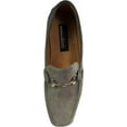 thumbnail image 7 of Mens Masimo Suede Dress Driving Moccasin Casual Loafer Slip On Fashion Shoe 39641-6.5D(M)US Grey Weathered Horse Bit Buckle, 7 of 7