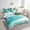 Green Blue, variant on Erosebridal Oil Painting Beach Bedding Sets Twin Size, Coatal Starfish Seashell Wishing Bottle Comforter Sets with Sheets, Reversible 7-Piece