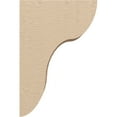 thumbnail image 3 of 4"W x 8"D x 12"H Classic Carmel Rough Cedar Woodgrain TimberThane Corbel, Primed Tan, 3 of 6