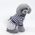 thumbnail image 2 of ADDHAT Falda Pet Para Perro Estilo A Rayas Tejido Duradero Cómodo Para Eventos Especiales, 2 of 8