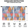 thumbnail image 2 of Blackout Kids Curtains,Boho Bohemia Flower Childrens Insulated Curtains Set Of 2,Bedroom Essentials,Toddler Room Decor 52"x63"(132x160cm), 2 of 4