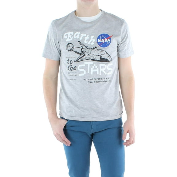 Cotton On Mens Earth To Star Printed Crewneck Graphic T-Shirt
