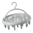thumbnail image 2 of Round Clothes Hangerwith Clips,Round Drying Rack Clothes Round Laundry Hangerwith Clips Round Sock Dryer Exceptional Reliability, 2 of 10