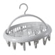 thumbnail image 4 of Tendedero redondo Percha para ropa Colgador redondo de plástico para ropa con clips para calcetines Ropa interior Gris, 4 of 5
