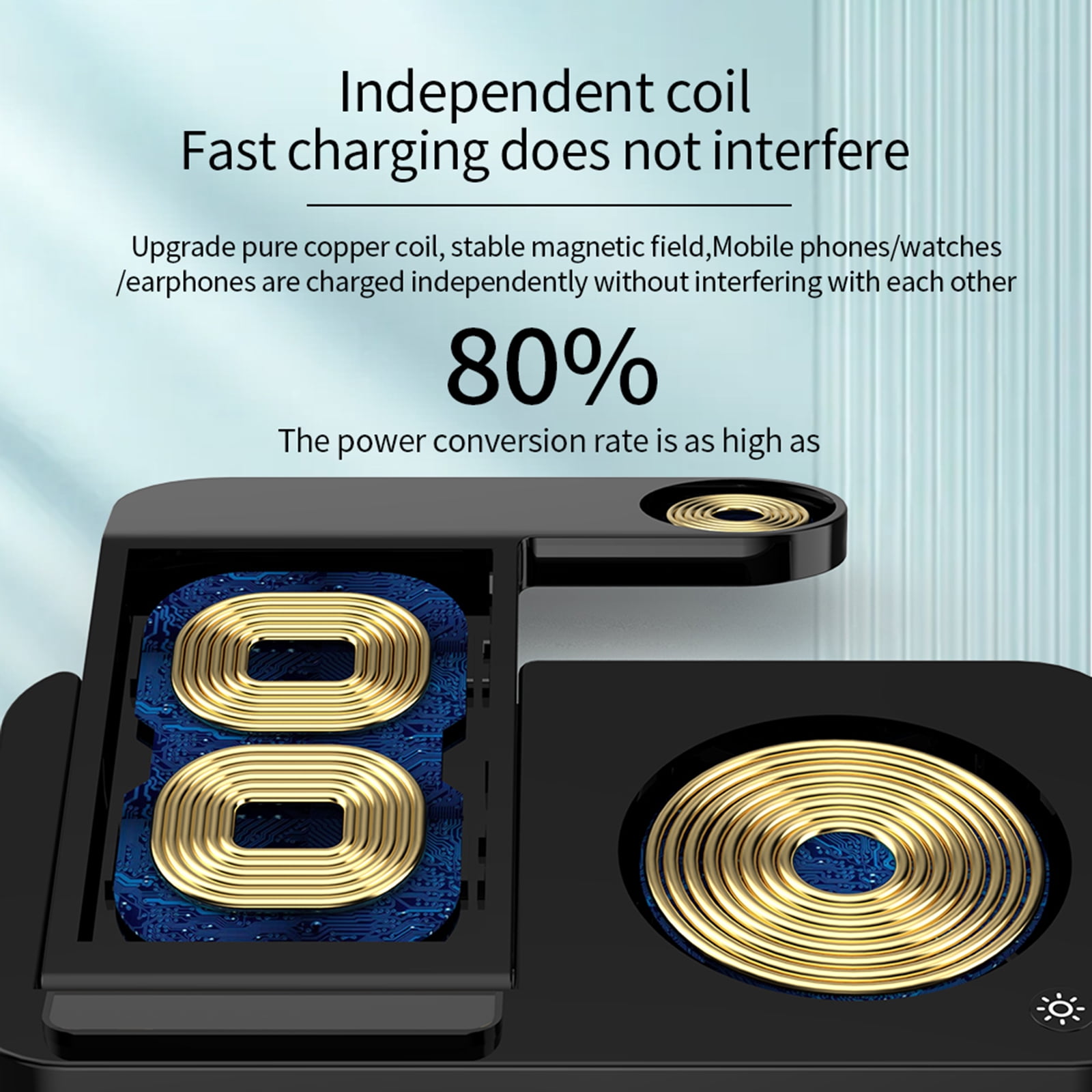 4 in 1 Charging Station for iPhone 17 - Wireless Charger for Apple Devices for iPhone 17 16 15 14 13 12 11 Pro Max - Foldable Wireless Charging Station Dock Stand for Apple Watch Series & AirPods