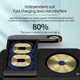 thumbnail image 5 of Elnone 4 In 1 Foldable Wireless Charging Station Dock, Multi Device Charger for iPhone, Apple Watch Series & AirPods, 5 of 7
