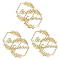 thumbnail image 4 of WEUVEB Golden Wedding Chair Signs 3 Sets for Bohemian and Country Style Wedding Decorations, 4 of 8