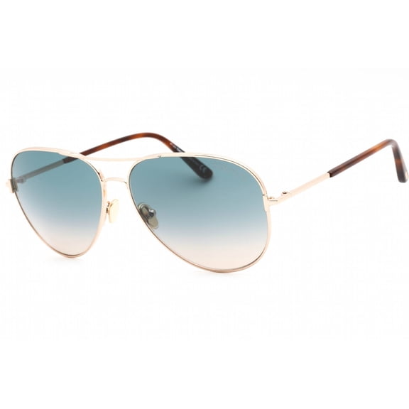 Tom Ford CLARK 823 28P Rose Gold / Turquoise Gradient Sunglasses TF823 28P