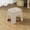 Beige, variant on 1 Piece Plastic Mini Stool, Thickened Utility Step Stool, Sturdy Lightweight Seat for Living Room and Bathroom, Portable Shoe Changing Bench, Home Accessory