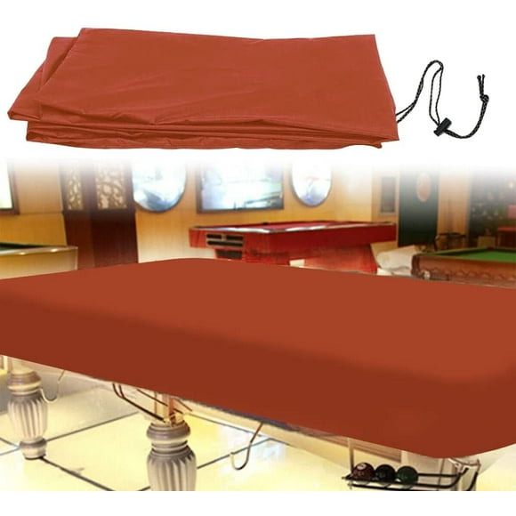 Housse de table de Billard de 2,4 M, Imperméable, Étanche à la Poussière et avec Cordon de Serrage, Jun