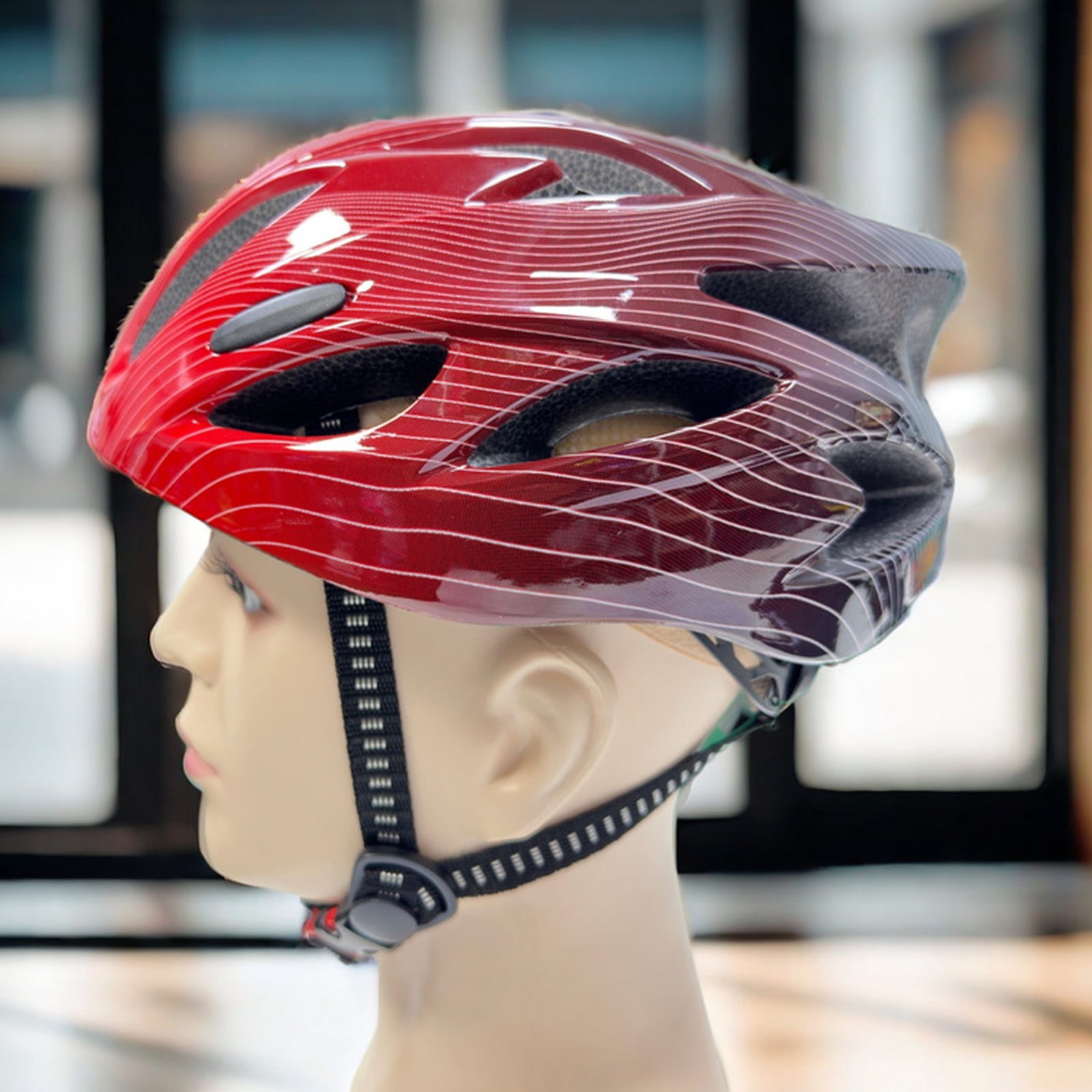 SiaBiced helmet for children Children's helmet Suitable for children 3-10 Red