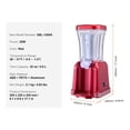 thumbnail image 4 of Slushy Machine for Home, 32oz Tank Home-use Margarita Machine, Smoothie Frozen Drink Maker with Food-grade Materials, Slushie Machine for Home DIY, Kids' Parties, Red, 4 of 10