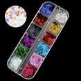 thumbnail image 3 of Shisuyan 2 Boxes Eye Makeup Sequins Manicure Glitter Sequins Eye Shadow Powders, 3 of 8