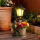 thumbnail image 4 of Solar Garden Statue Light Outdoor Resin Solar With Planter Waterproof LED Welcome Decorative Lamp For Patio Yard 2Colors Available, 4 of 8