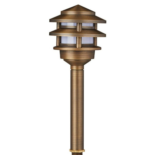 VOLT 3-Tier Brass Pagoda Path Light - Walmart.com ... VOLT 3-Tier Brass Pagoda Path Light - Walmart.com ...