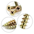 thumbnail image 2 of Haobase 150 Pcs Multi Purpose Screws, Yellow Zinc Screws Passivated, Countersunk Wood Screws, MDF Screws, Chipboard Screws, 2 of 4