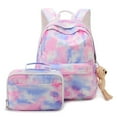 thumbnail image 1 of Jinsinto Girl Geometric Printed Backpack And Lunch Bag Combination,pink, 1 of 3