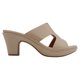 thumbnail image 2 of Sandalia con tacón Pou en Piel vegana – Beige, 2 of 3