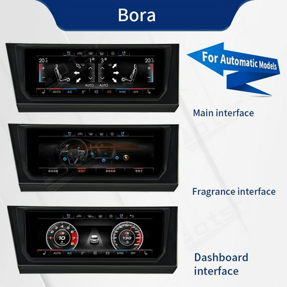 Aotsr A/C Panel Air Conditioner Climate Control for Volkswagen Bora 2019-2022 Touch LCD Screen unit