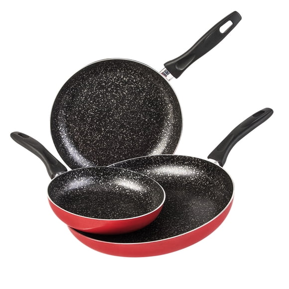 Juego DE SARTENES DE ALTO espesor Cinsa Experta Roca 3 Piezas Rojo