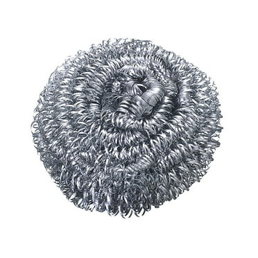 Wozhidaoke Stainless Steel Sponges Scrubbing Scouring Pad Steel Wool Scrubber For Kitchens Bathroom And More