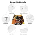 thumbnail image 6 of My Hero Academia Men's Swim Trunks Quick Dry Board Shorts Bathing Suit Swimsuits Beach Shorts with Mesh Lining, 6 of 7