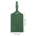 thumbnail image 2 of Unique Bargains 1 Pc Airplane Luggage Tag for Travelling Green Polyurethane, 2 of 5