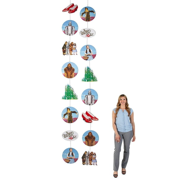 12 ft. The Wizard of Oz Characters Hanging Decorations - 2 Pieces