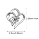 thumbnail image 3 of Personalizar Corazón Collar para Mujeres Collar Colgante Conmemorativo Regalo de Joyería, 3 of 6