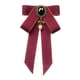 thumbnail image 5 of Broche de pajarita, corbata de lazo preatada, broche de corbata a la moda para mujer, Pin Bowknot Rojo púrpura, 5 of 8