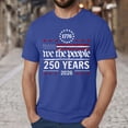 thumbnail image 2 of UngA 250 Anniversary USA Shirt Mens 250 Years 1776-2026 250th Birthday Eagle Liberty Bell Shirt Men (Blue,XL), 2 of 5