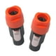 thumbnail image 2 of Conector NL4FC de 4 pines (paquete de 2) Conector de audio para altavoz Conector XLR macho rojo, 2 of 8