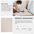 thumbnail image 3 of TAILTOSS Canvases for Painting Beige Cotton 10 Sheets 18.5x14.6in, 3 of 10