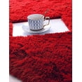 thumbnail image 4 of Tapete SHAGGY 0.50m x 0.80m rojo 6.49 pulg Elly Decor TPTE01GY-SGY2x3FT, 4 of 5