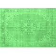 thumbnail image 1 of Ahgly Company Indoor Rectangle Medallion Emerald Green Traditional Area Rugs, 3' x 5', 1 of 4